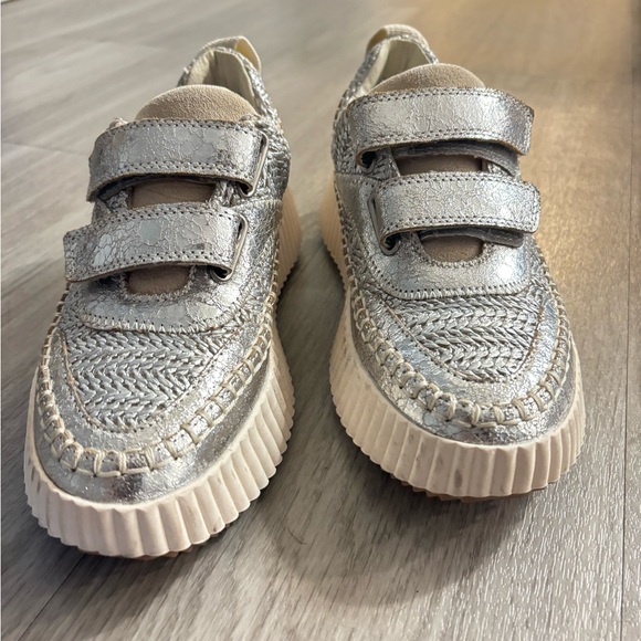Dolce Vita Silver Sneakers - Picture 3 of 4